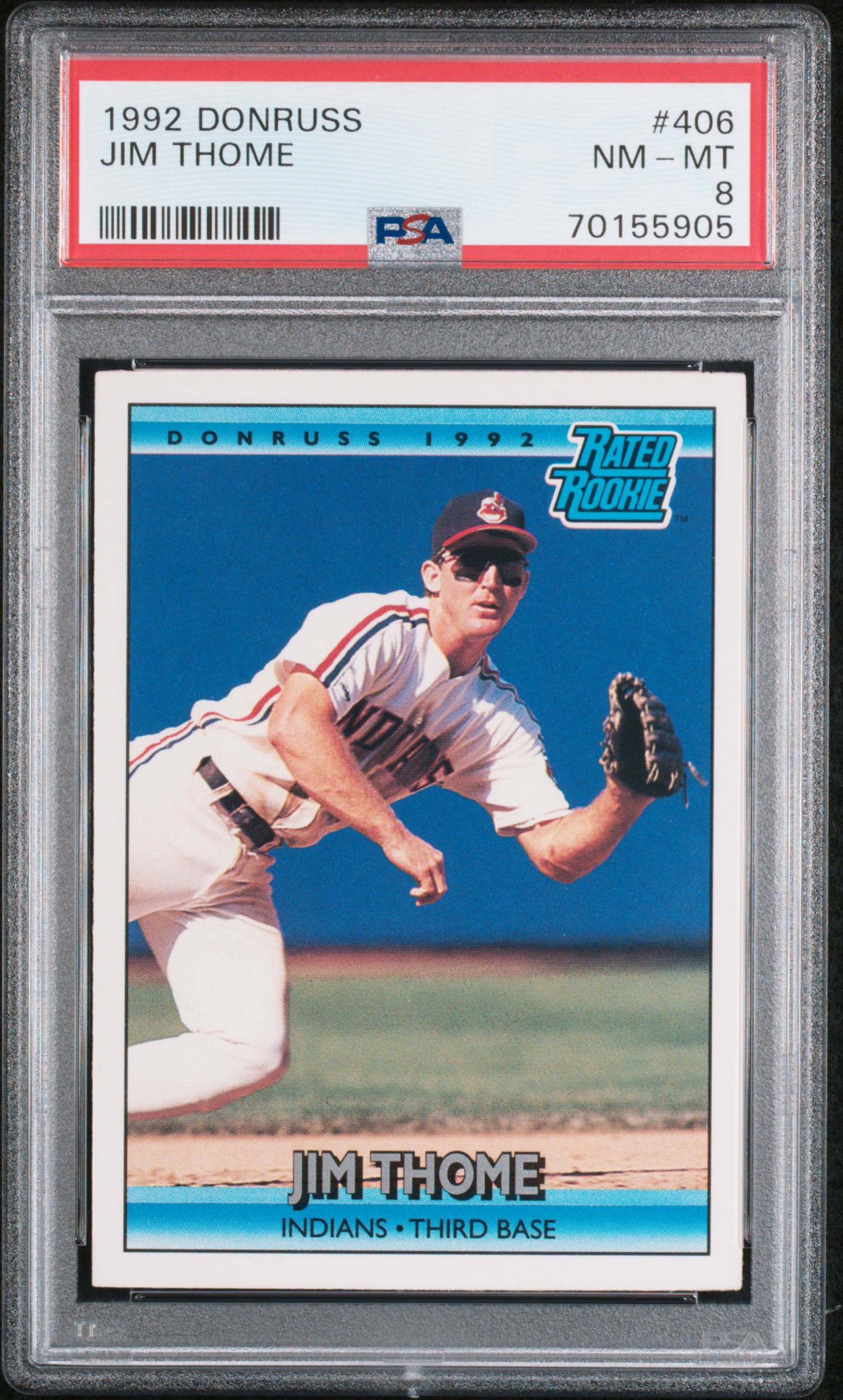 1992 DONRUSS #406 JIM THOME