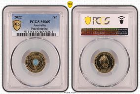 2022 $2 Peacekeeping - Colorized MS65