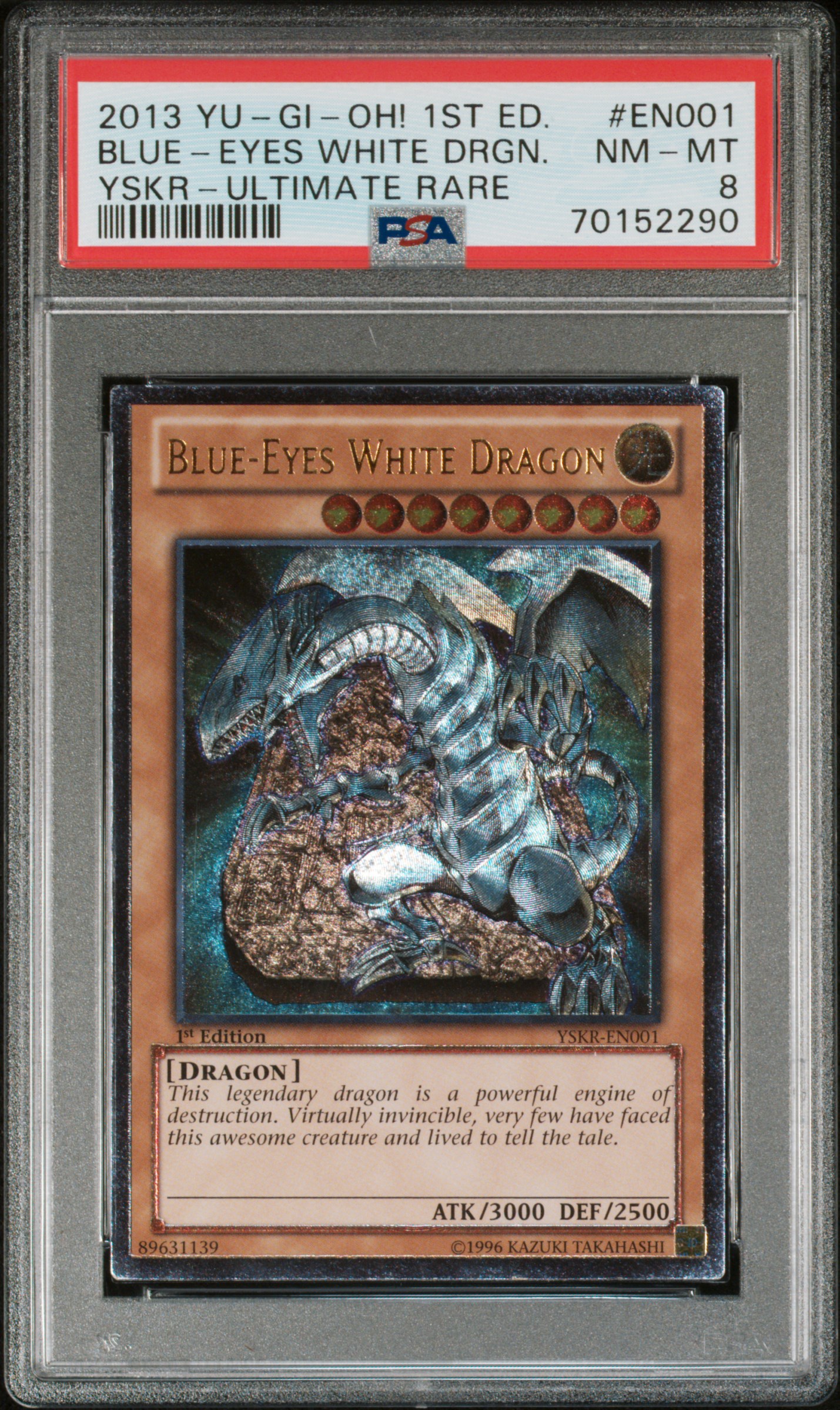 2013 YU-GI-OH! STARTER DECK KAIBA RELOADED #EN001 BLUE-EYES WHITE DRGN. YSKR-ULTIMATE RARE