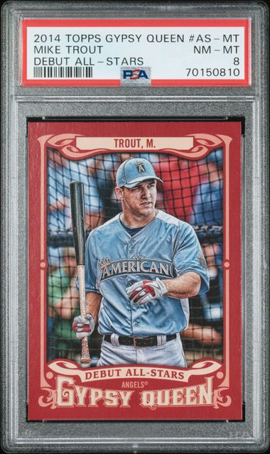 2023 Heritage Base #5 Mike Trout - Los Angeles Angels