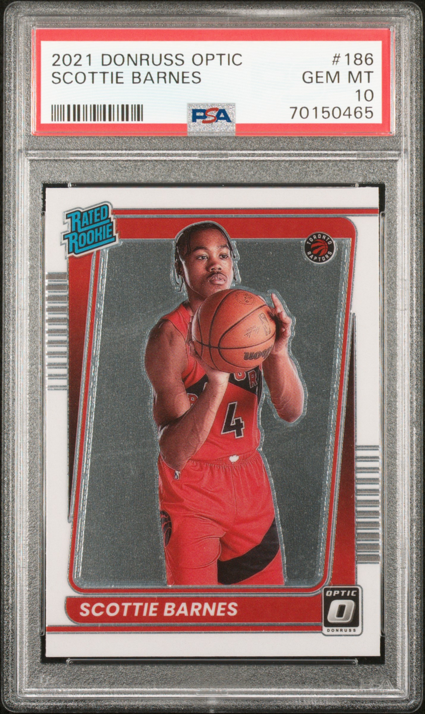 2021 PANINI DONRUSS OPTIC #186 SCOTTIE BARNES