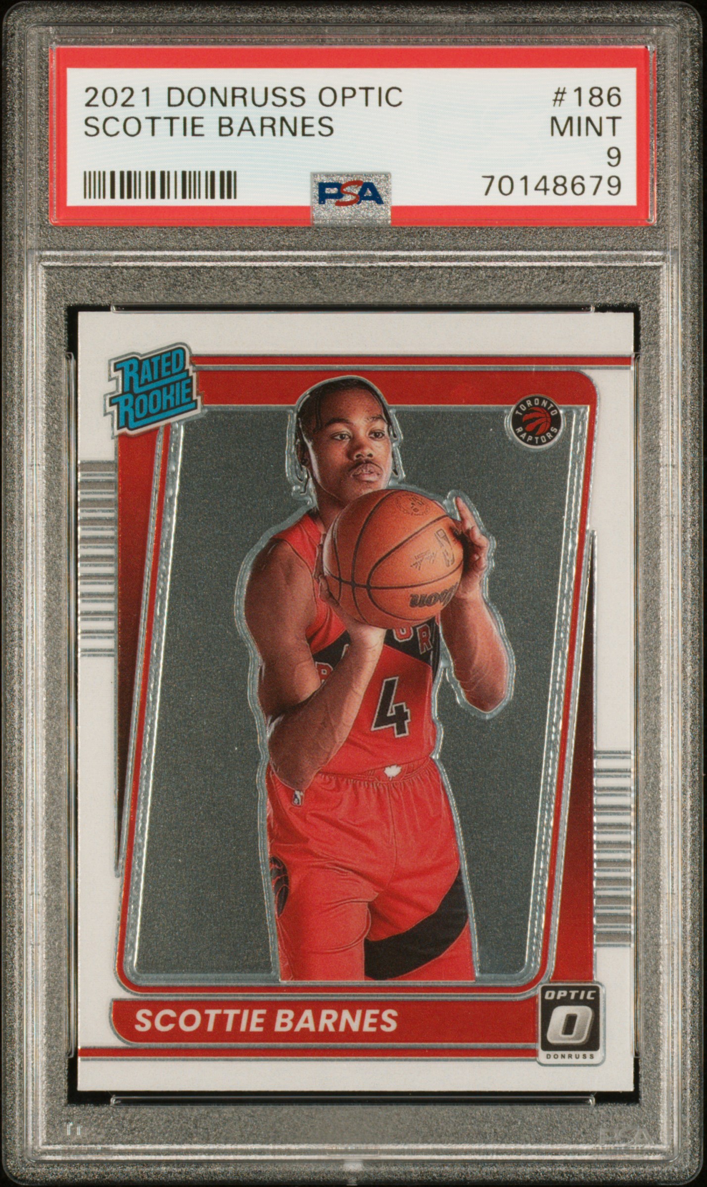 2021 PANINI DONRUSS OPTIC #186 SCOTTIE BARNES