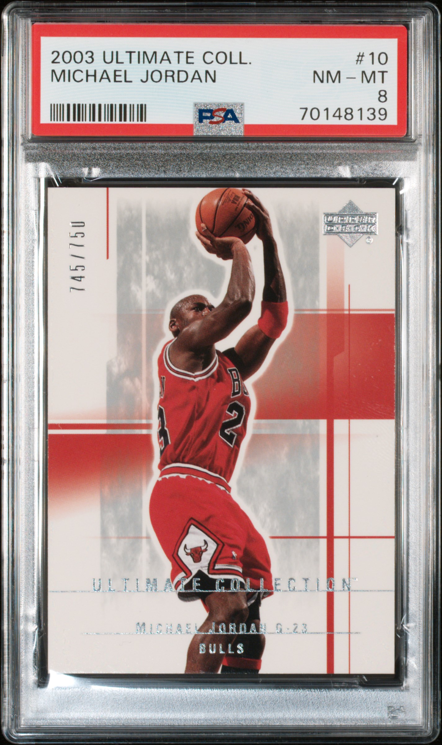 2003 ULTIMATE COLLECTION #10 MICHAEL JORDAN