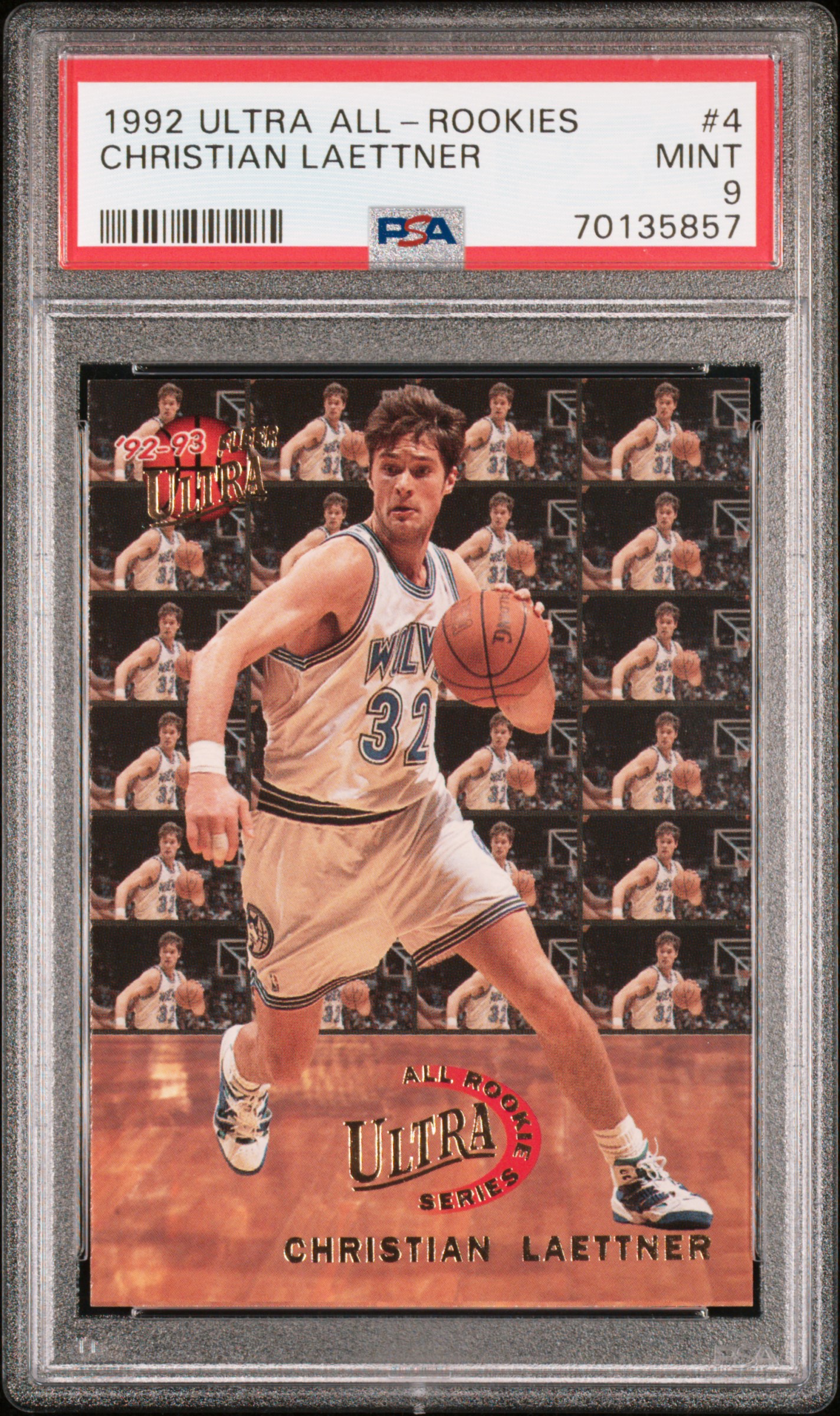 1992 ULTRA ALL-ROOKIES #4 CHRISTIAN LAETTNER