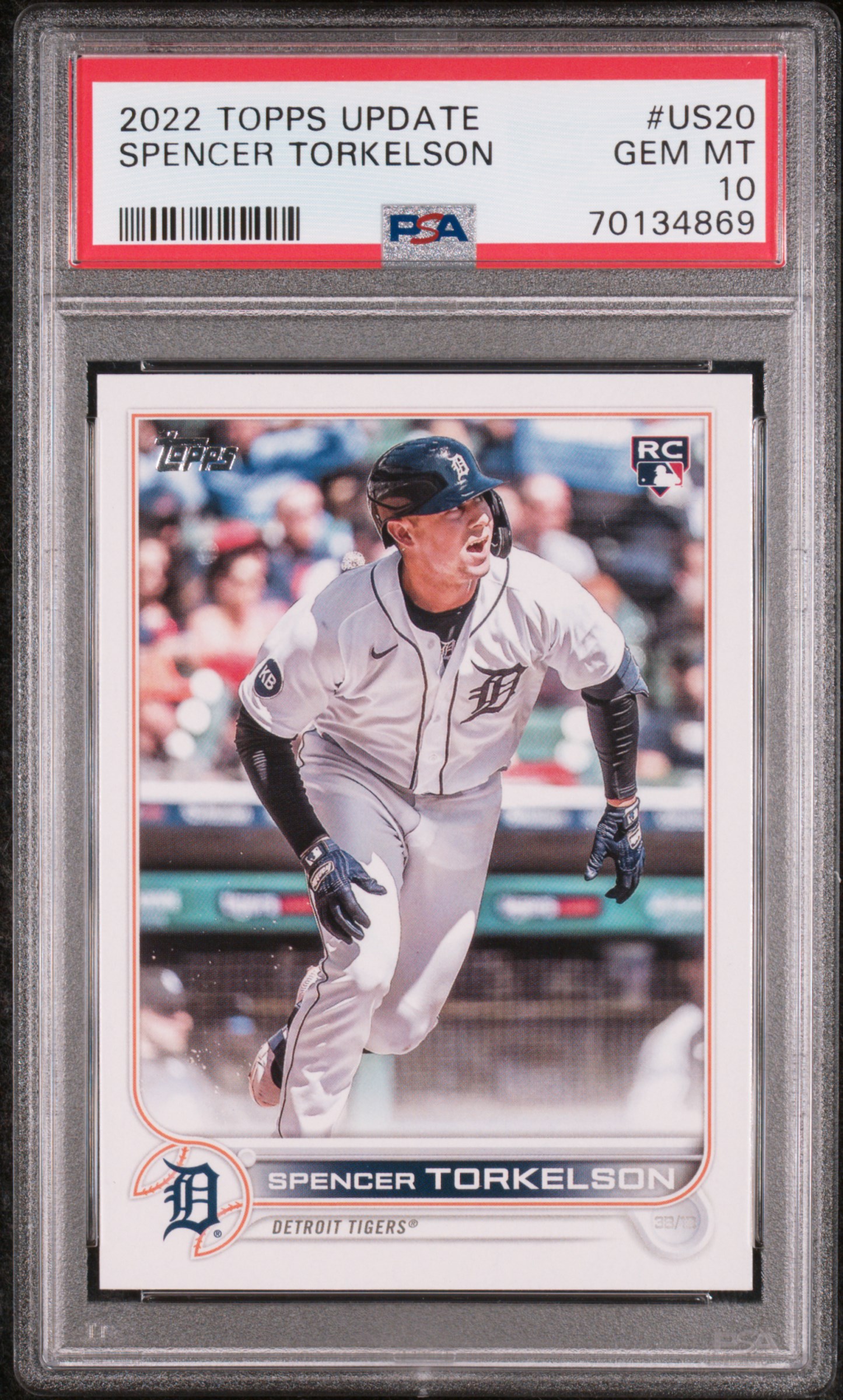 2022 TOPPS UPDATE #US20 SPENCER TORKELSON