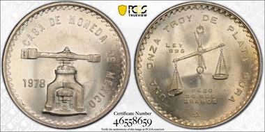 1978-Mo Onza KM-M49b.1 Type 1 MS66