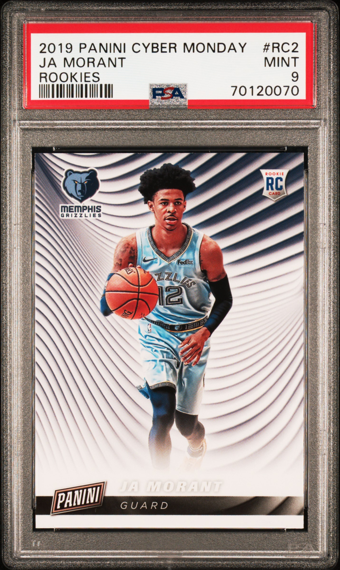 2019 PANINI CYBER MONDAY ROOKIES #RC2 JA MORANT ROOKIES