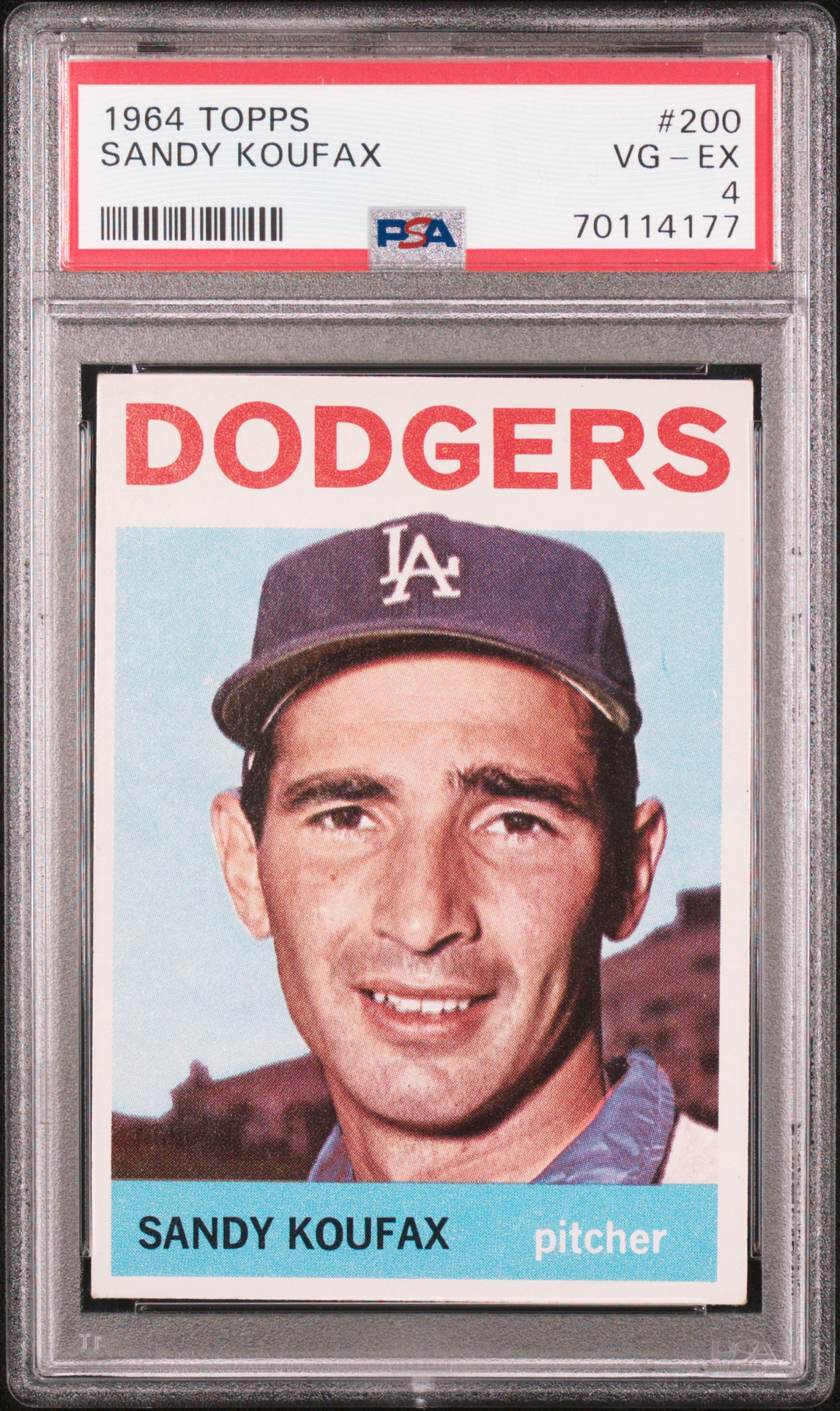 1964 TOPPS #200 SANDY KOUFAX