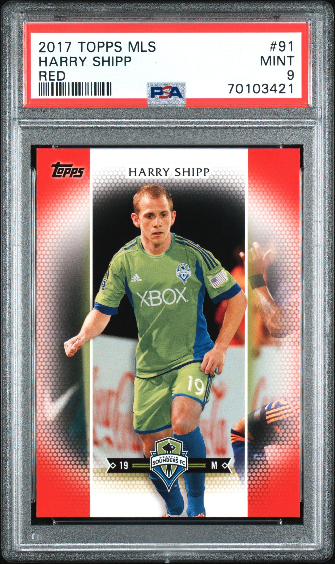 2017 Topps TOPPS MLS RED #91 Harry Shipp front