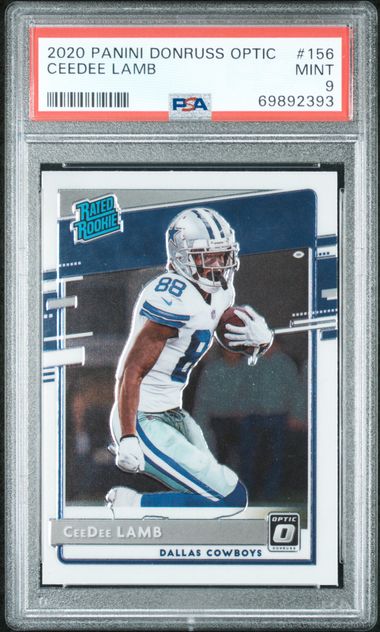 2020 Panini CEEDEE LAMB (10) card rookie lot - Dallas Cowboys