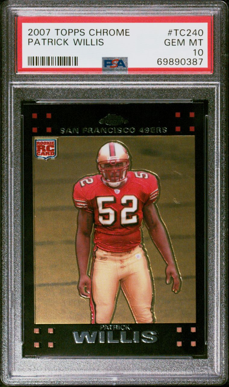 Patrick Willis 49ers 2008 Topps Authentic Player