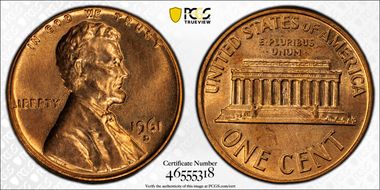 1961-D 1C D/Horiz D, FS-501 MS66RD