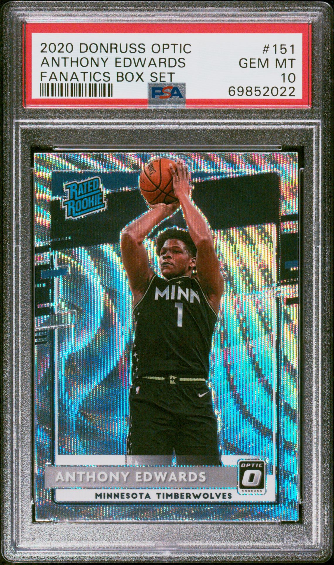 2020 Panini PANINI DONRUSS OPTIC FANATICS BOX SET #151 Anthony Edwards front