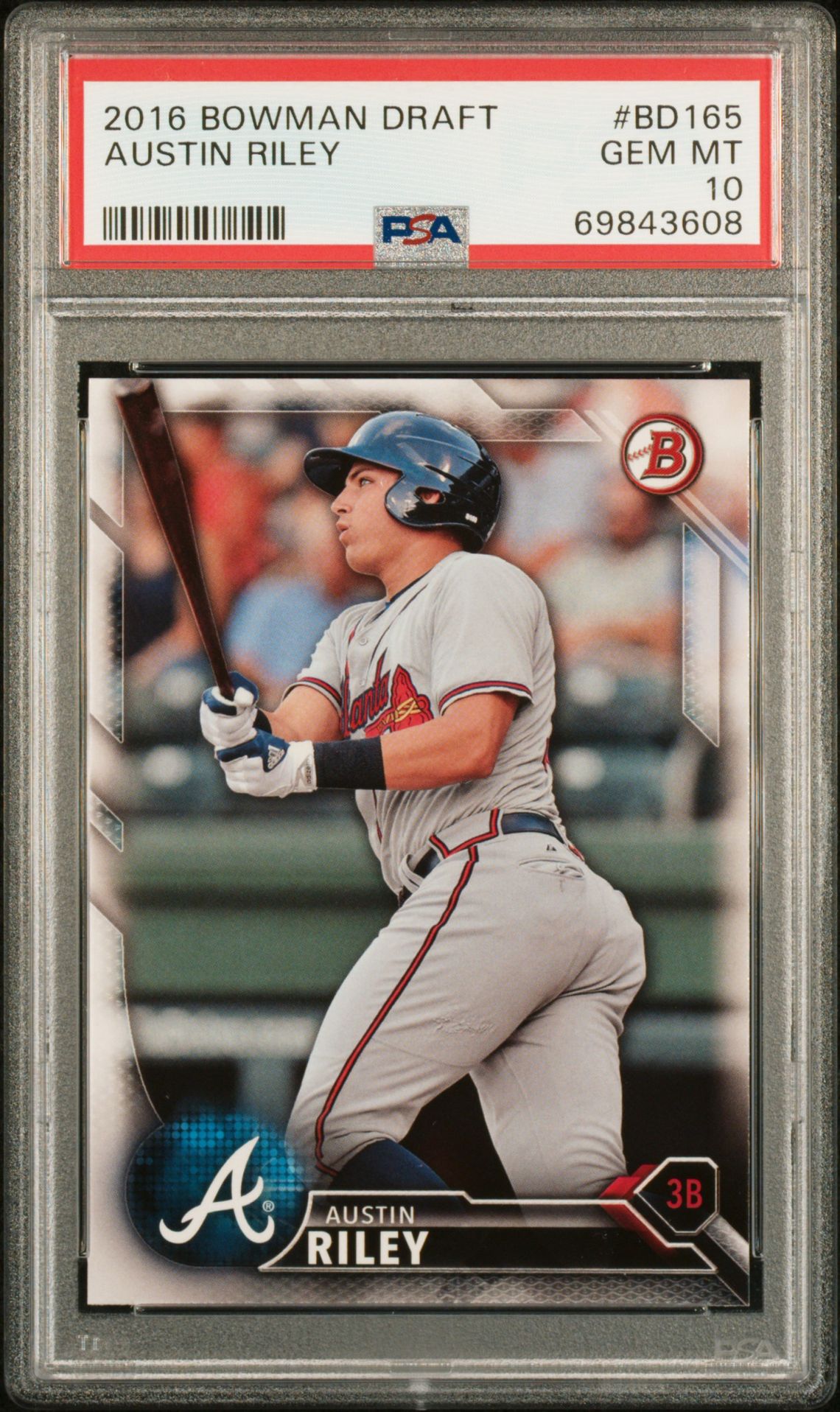2016 Bowman BOWMAN DRAFT #BD165 Austin Riley front