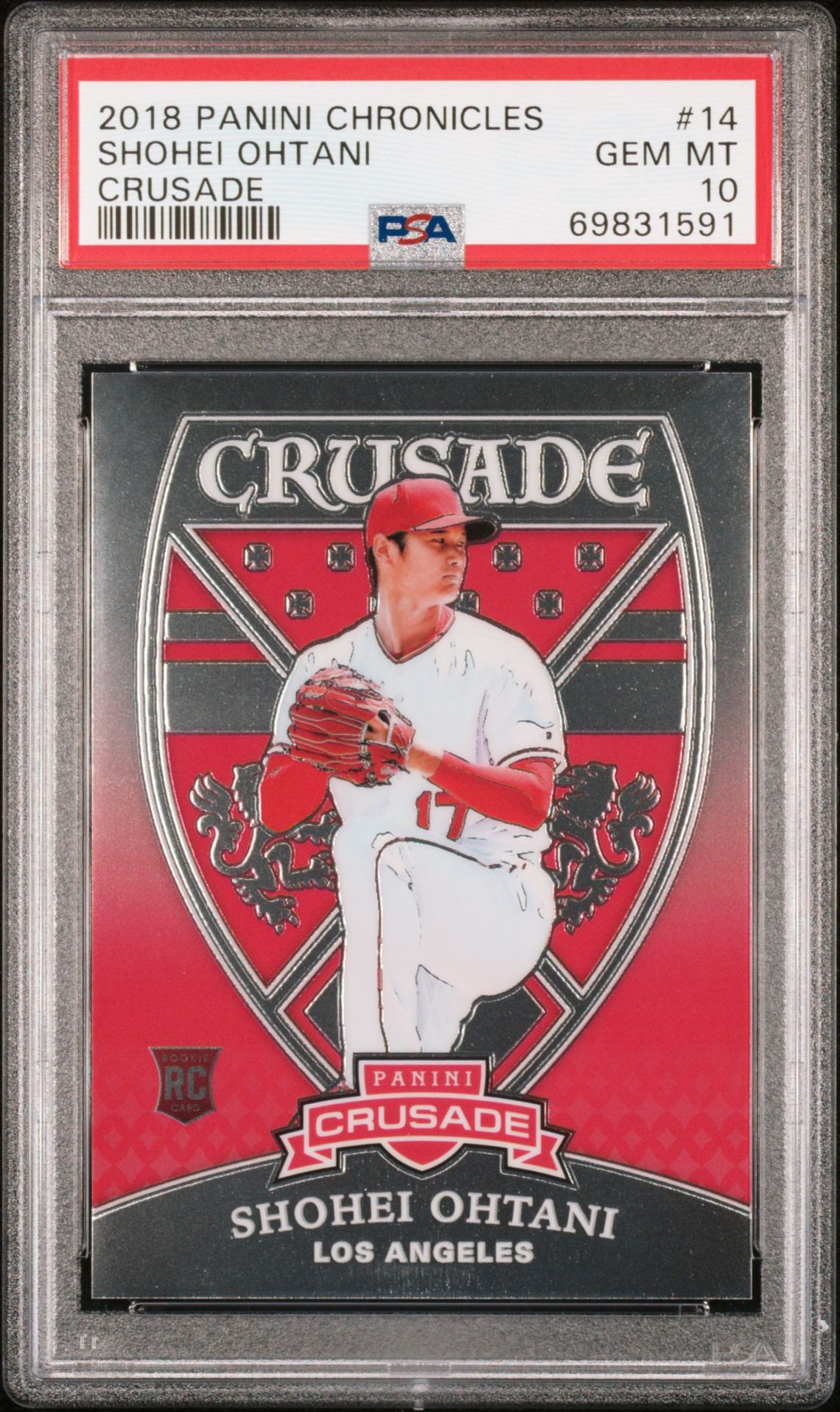 2018 Panini PANINI CHRONICLES CRUSADE #14 Shohei Ohtani front