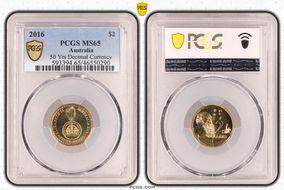 2016 $2 50 Yrs Decimal Currency MS65
