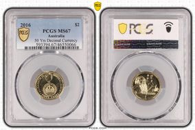 2016 $2 50 Yrs Decimal Currency MS67