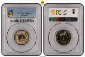 2022 $1 Country Women's Association MS68
