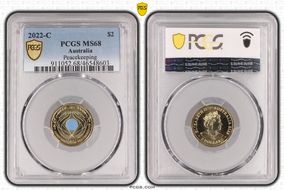 2022-C $2 Peacekeeping Colorized MS68