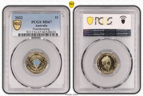 2022 $2 Peacekeeping - Colorized MS67