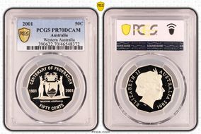 2001 50C Western Australia PR70DCAM