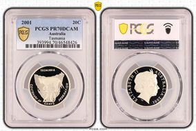 2001 20C Tasmania PR70DCAM
