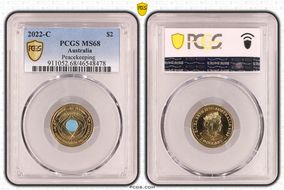 2022-C $2 Peacekeeping Colorized MS68