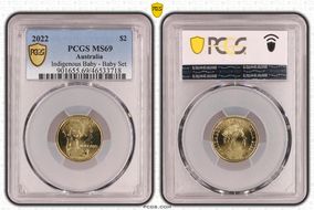 2022 $2 Indigenous Baby - Baby Set MS69