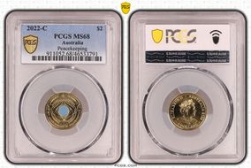 2022-C $2 Peacekeeping Colorized MS68