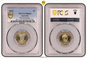 2022 $2 Peacekeeping - Colorized MS64