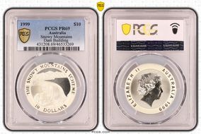 1999 $10 Snowy Mountains  Dam Building PR69