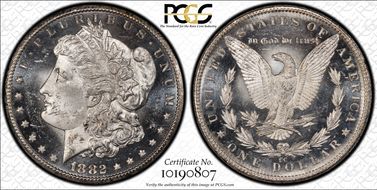 1882-CC $1 MS63DMPL