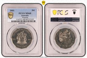 2001 50C Victoria MS68