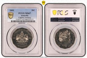 2001 50C Capital Territory MS67