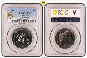 2006 50C Athletics MS67