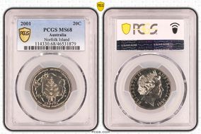 2001 20C Norfolk Island MS68