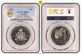 2001 50C Northern Territory MS67