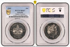 2001 50C Capital Territory MS67