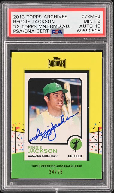 1975 Topps #300 Reggie Jackson - PSA VG 3 on Goldin Auctions