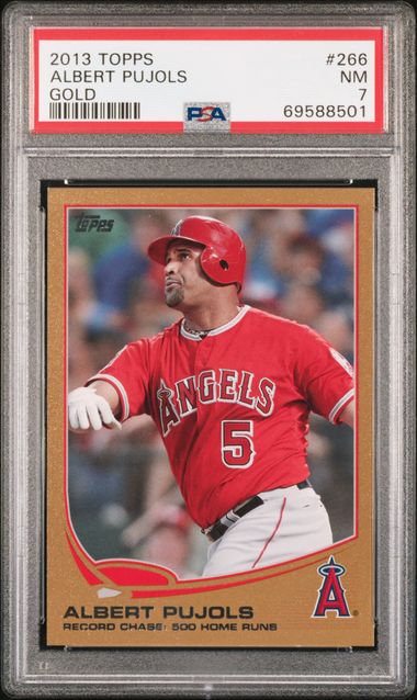 ALBERT PUJOLS ST. LOUIS CARDINALS-703 HOME RUN-TOPPS BASEBALL CARD