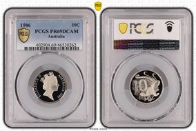 1986 10C PR69DCAM