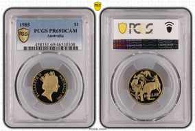 1985 $1 PR69DCAM