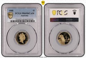 1988 $2 PR69DCAM