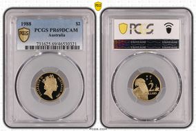 1988 $2 PR69DCAM