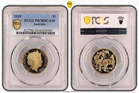 2010 $1 PR70DCAM