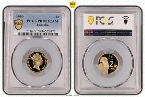1990 $2 PR70DCAM
