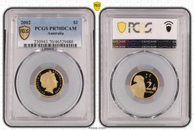 2002 $2 PR70DCAM