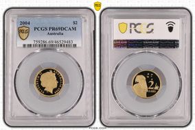 2004 $2 PR69DCAM