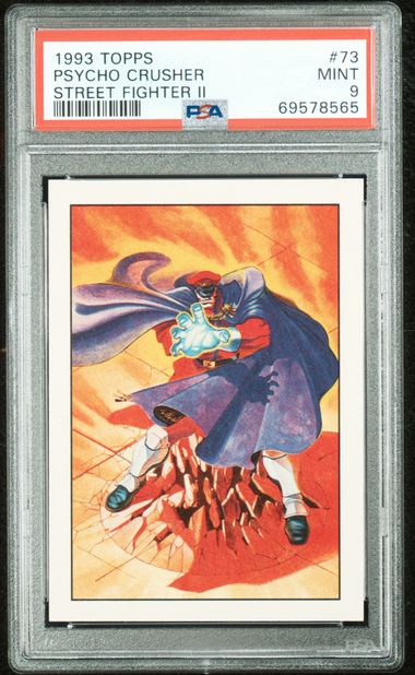 1993 Topps #73 Street Fighter Psycho II front