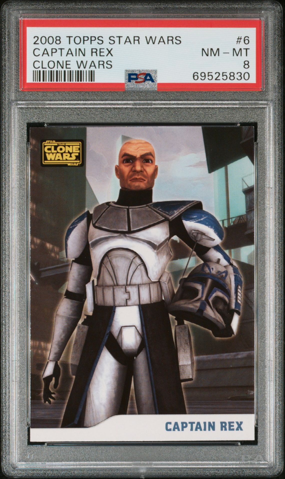 2008 Topps TOPPS STAR WARS THE CLONE WARS #6 Captain Rex front